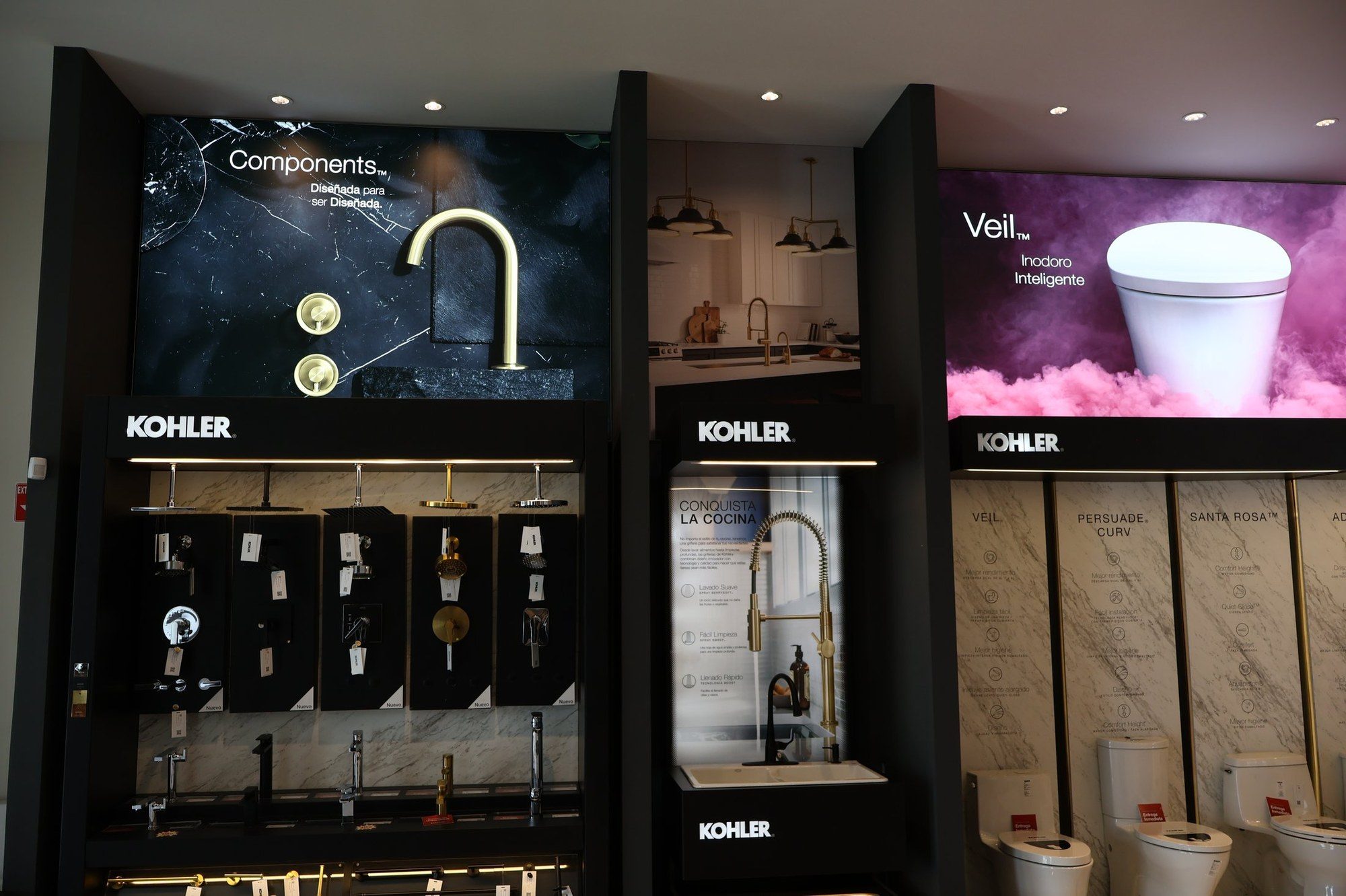 Displays para grifería y sanitarios